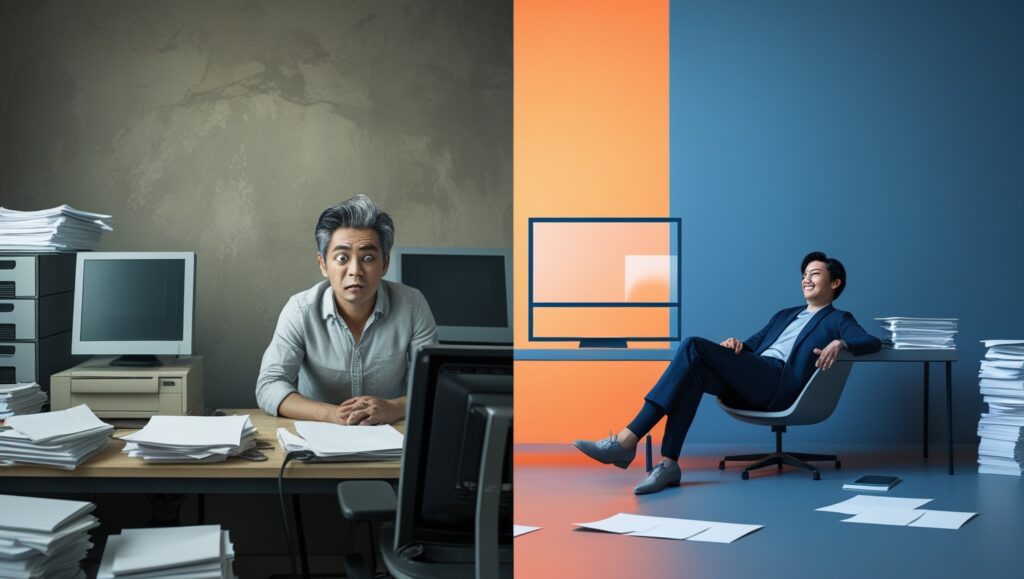 Difference between normal content and AI content